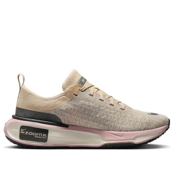 Nike Women's Zoom X invincible  Beige and Pink Running Shoes fq5027-100 - Picture 1 of 7